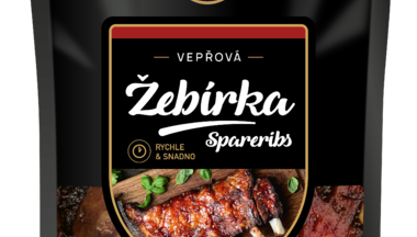 Plochá žebírka vařené metodou SOUS VIDE Plochá žebírka vařené metodou SOUS VIDE
