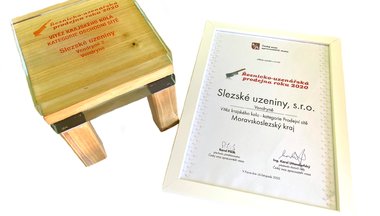 Ocenění naší prodejny ve Vendryni Ocenění naší prodejny ve Vendryni