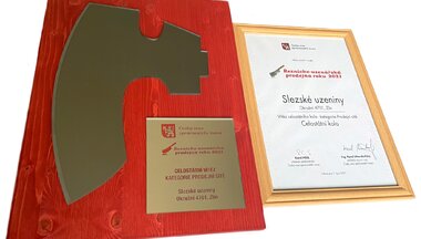 Ocenění naší prodejny ve Zlíně Ocenění naší prodejny ve Zlíně