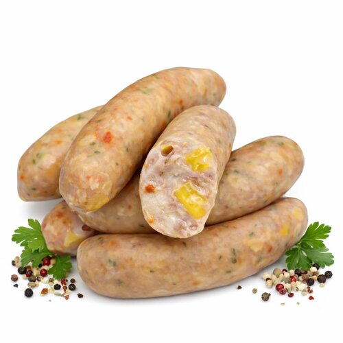 Gril klobásy s čedarem a jalapeňos