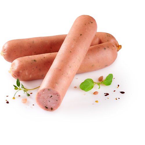 Grilovací klobása s medvědím česnekem Grilovací klobása s medvědím česnekem