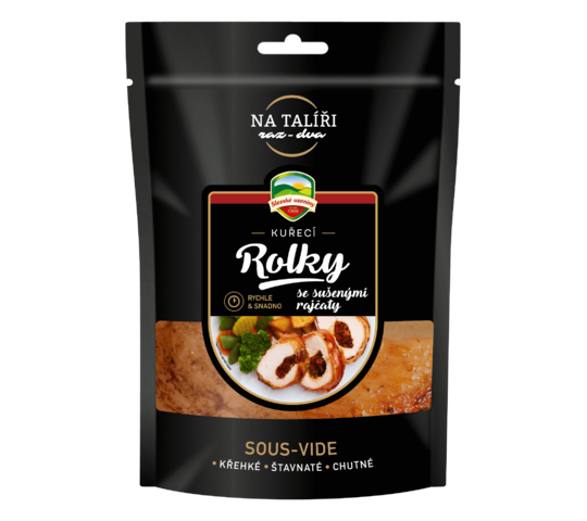 Kuřecí rolky se sušenými rajčaty - SOUS VIDE