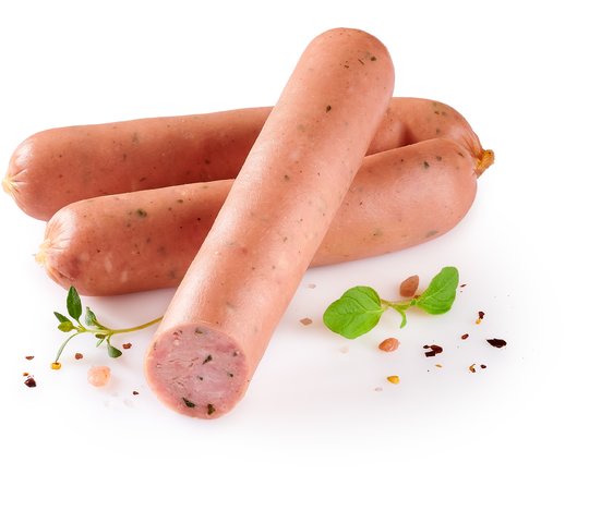 Grilovací klobása s medvědím česnekem Grilovací klobása s medvědím česnekem