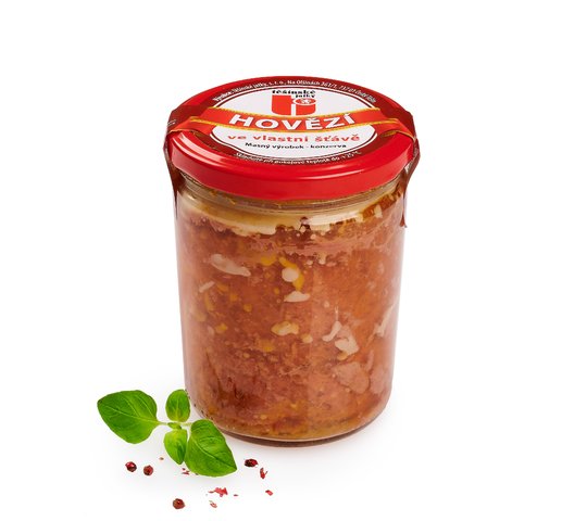 Hovězí ve vlastní šťávě 380g
