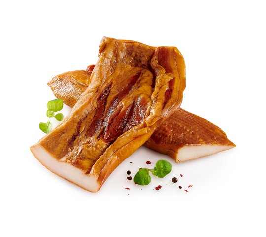 Uzená slanina bez kůže