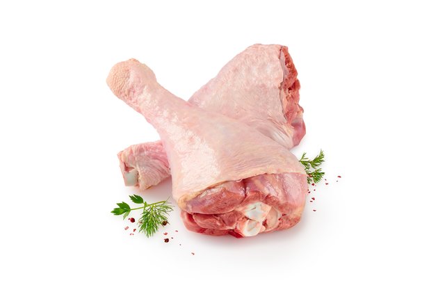 Krůtí spodní stehno s kostí Krůtí spodní stehno s kostí