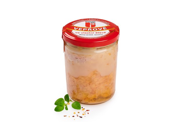 Vepřové ve vlastní šťávě 380g Vepřové ve vlastní šťávě 380g