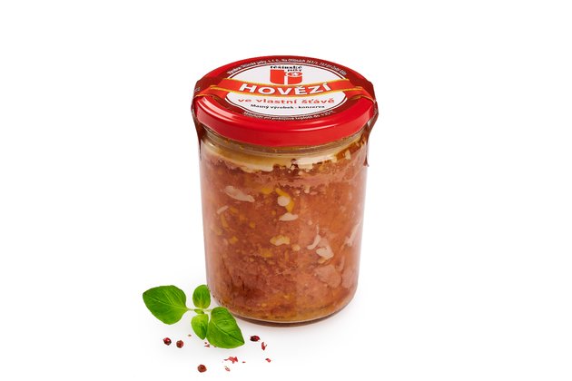Hovězí ve vlastní šťávě 380g