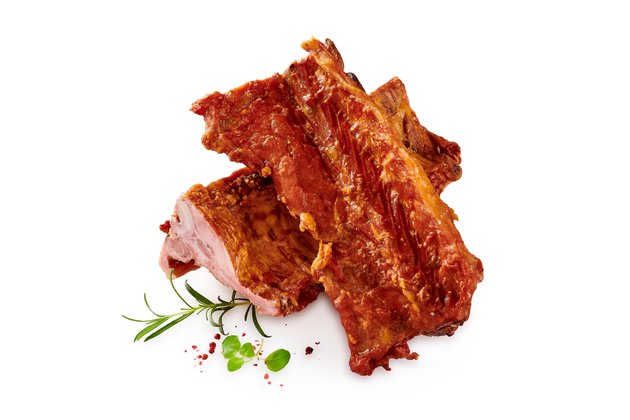 Uzené žebírko z pečeně Uzené žebírko z pečeně