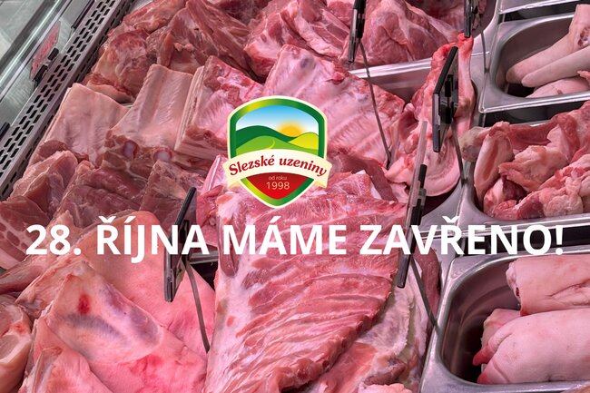28. října máme zavřeno