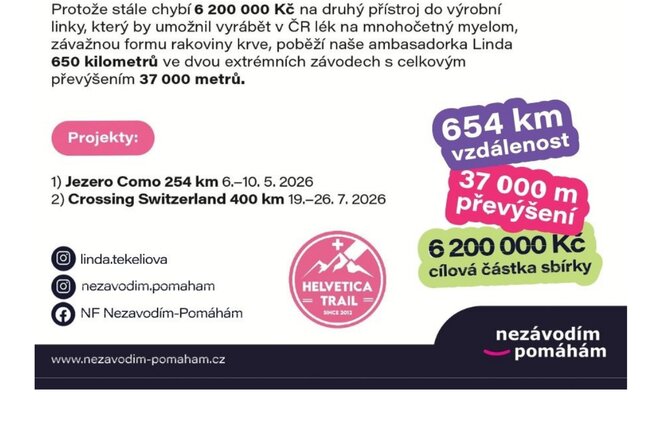 Z každého kilometru kousek dobra. 