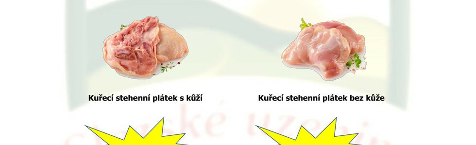 Akce na kuřecí stehenní plátek